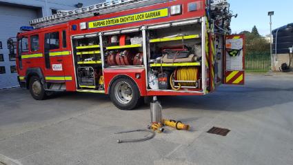 Red fire truck